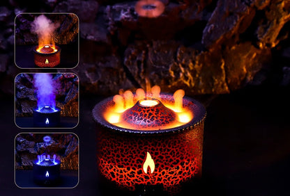 Humid Global Volcano Flame Air Humidifier